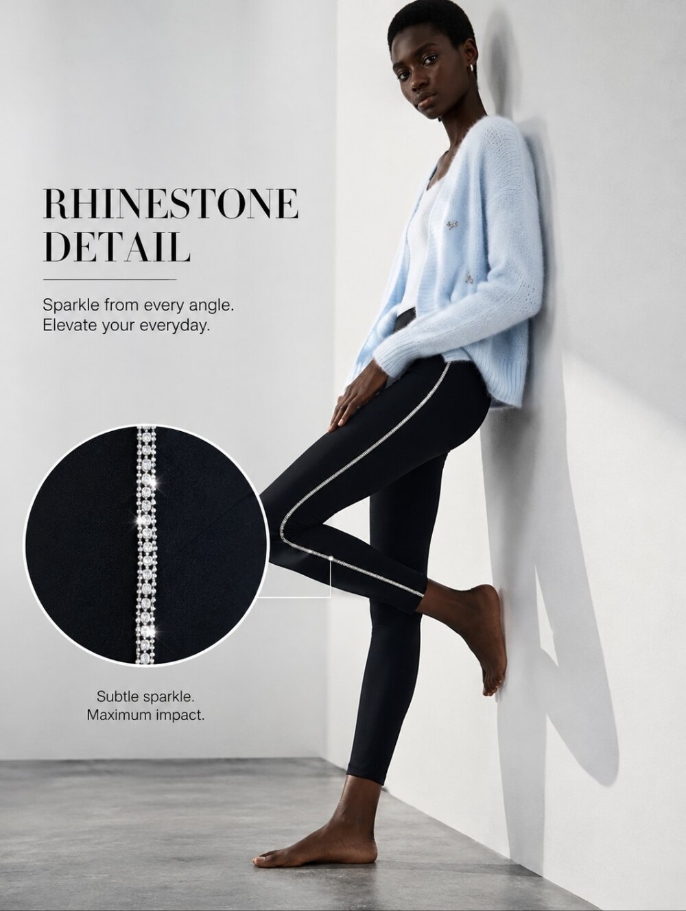 Zara Leggings with side appliqués